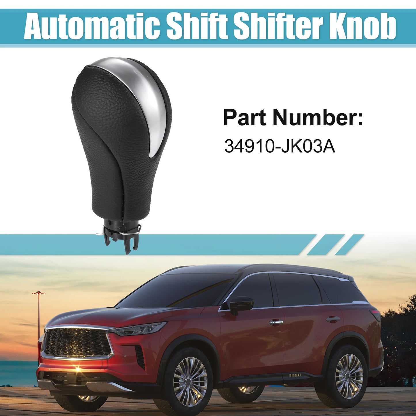 Automatic Gear Shift Knob Handle for Infiniti EX35 FX35 Black