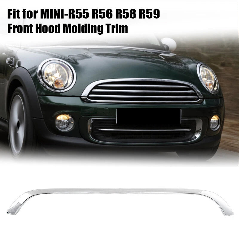Hood Molding Trim for 2007-2015 Mini Cooper - Chrome (2007-2015)