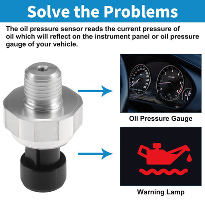 1 Pcs Engine Oil Pressure Sensor for Buick LeSabre (2000–2005)