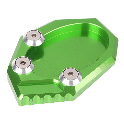 Green Side Stand Kickstand Pad for Kawasaki VERSYS 650 KLX250 (2010-2014)