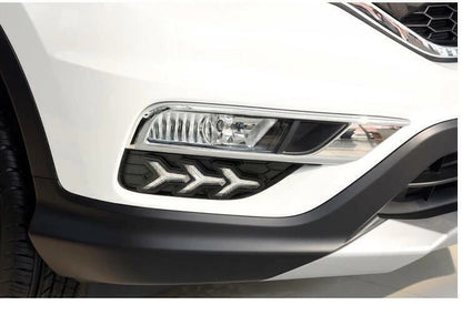 LED DRL Fog Light Lamps 2 x For Honda CR-V 2015-2016