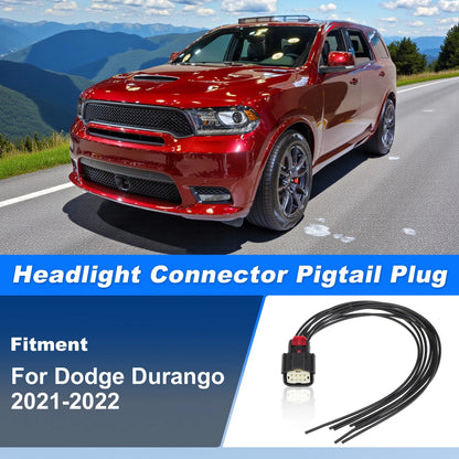 8-Wire Full LED Headlight Connector for Dodge Durango (2021-2022)
