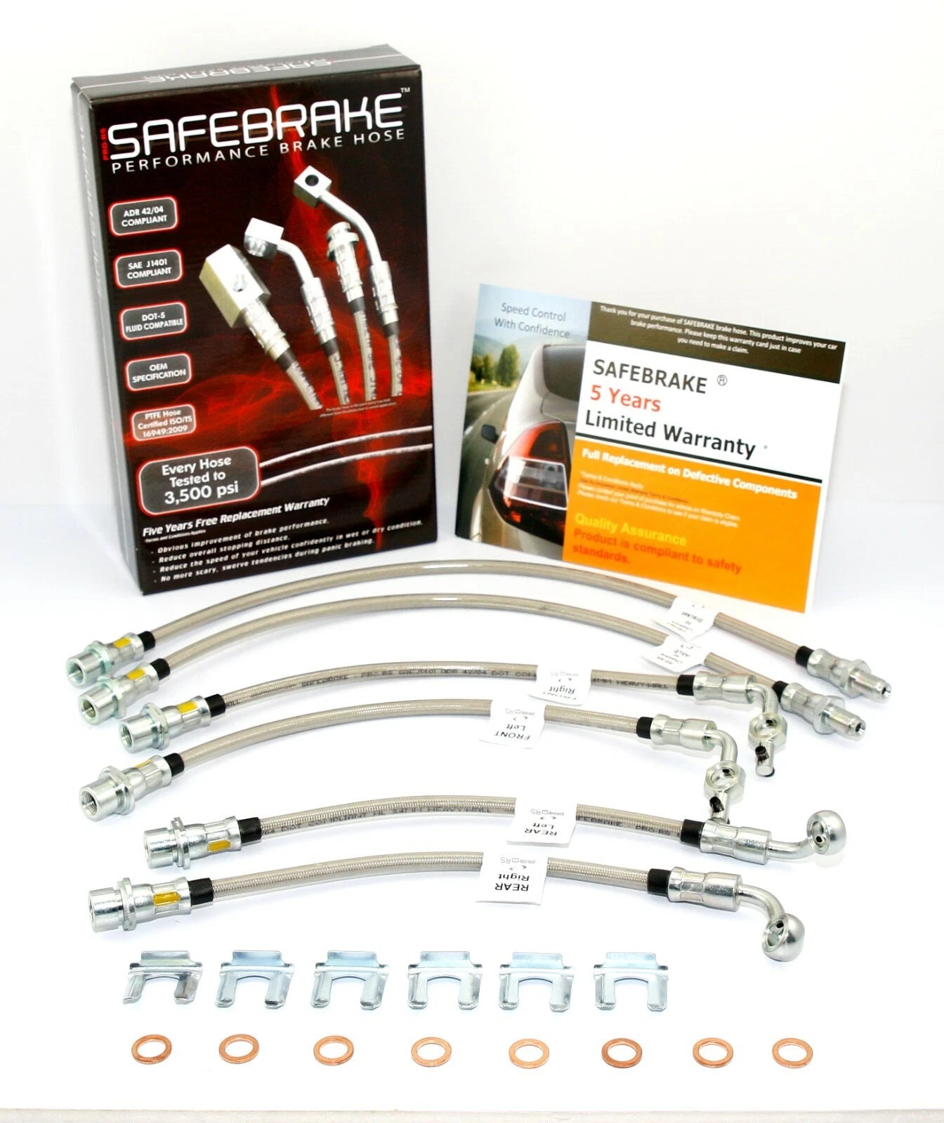 Brake Line Kit for Landcruiser HDJ80R HZJ80R (No ABS, 4" Lift) (1992-1998)