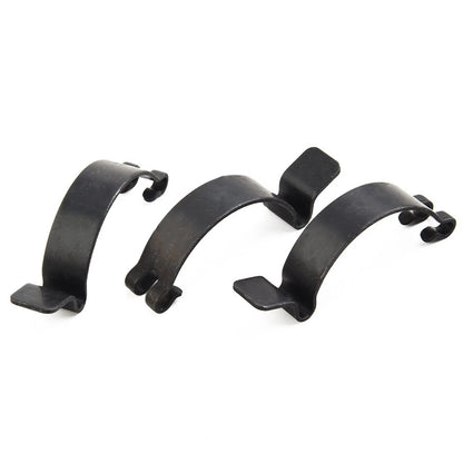 Quality Snap Clip Cover Clamp 3 x Air Filter Housing Black Manganese Steel
