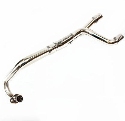 Twin Bigbore Exhaust Pipe + RED Muffler for PITPRO 125cc 150cc 160cc Dirt Bike