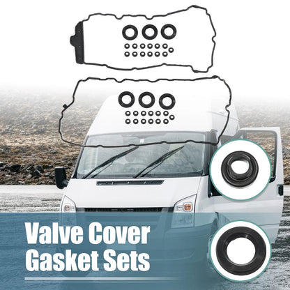 Valve Cover Gasket for GMC Acadia -3.6L V6 3564cc Rubber Black