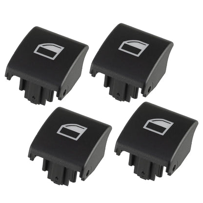 4 x Window Switch Button Caps for BMW 3 Series E46 E90 M3 X5 E53 X3 E83