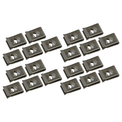 20 x Car Bumper Inner Fender Wheel U-Type Groove Clips for Various Models