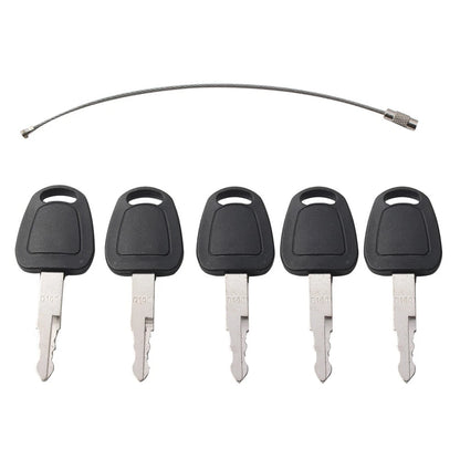 5x Keys for Daewoo Doosan Excavator Models Heavy Equipment