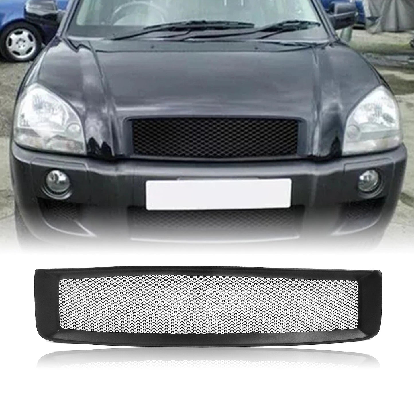 Front Bumper Grille Mesh for Hyundai Tucson (2005-2009)
