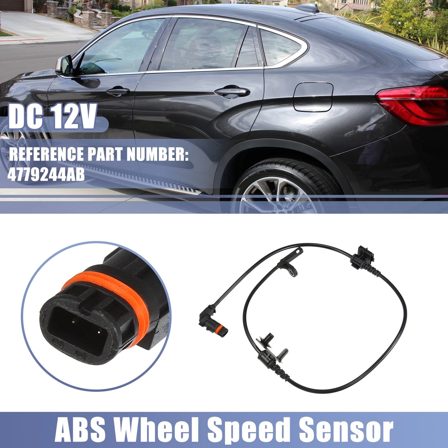 ABS Wheel Speed Sensor Front Left Right for Dodge Charger (2006 - 2010)