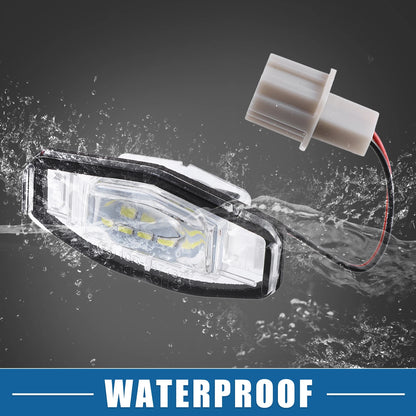 White LED License Plate Light Assembly  for Acura (2016-2023)