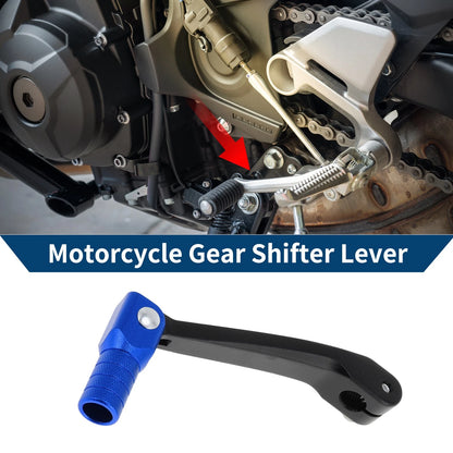Folding Motorcycle Gear Shifter Lever for Honda CRF150F (2003-2017) Black/Blue