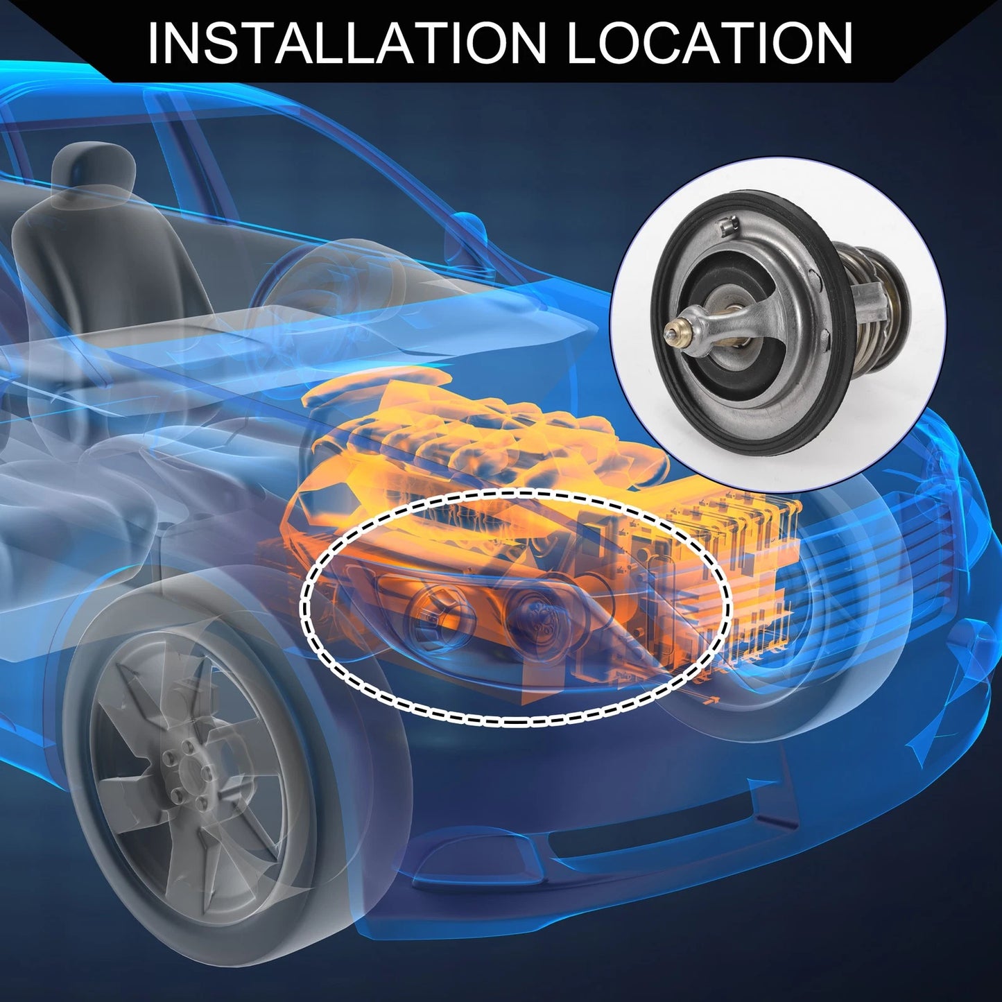 Coolant Thermostat for Mazda 2 1.5L (2011-2014)