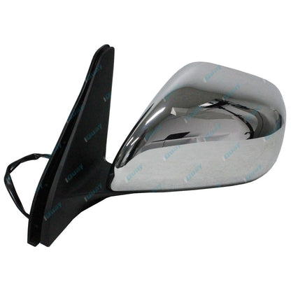 LH Chrome Electric Mirror for Toyota Landcruiser Prado 120 Series '02-'09 Left