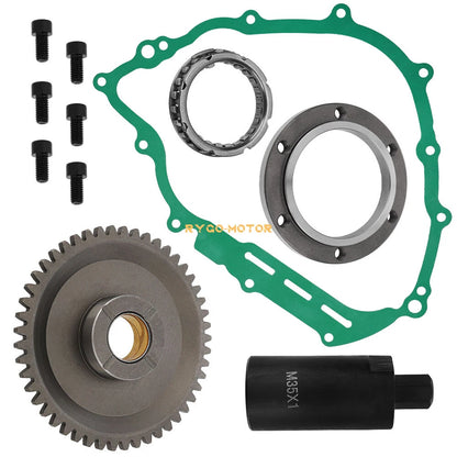 Flywheel Puller, Starter Clutch Gear Gaskets for Yamaha Viking 700 (2014-2024)