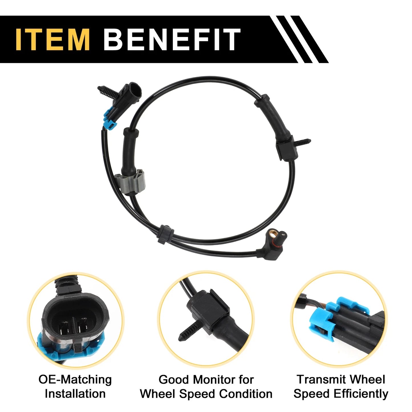 ABS Wheel Speed Sensor for Chevrolet Silverado 2500 (99 - 00)