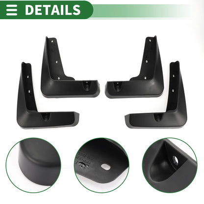Mud Flap Splash Guards 1 Set for Lexus ES350 Sedan (2013-2018)