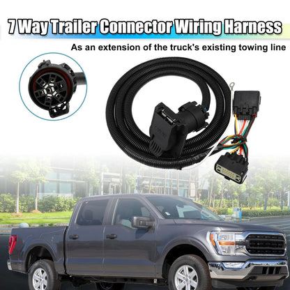 7 Pin Trailer Wiring Connector Harness for Ford F-150 (2015-2020)