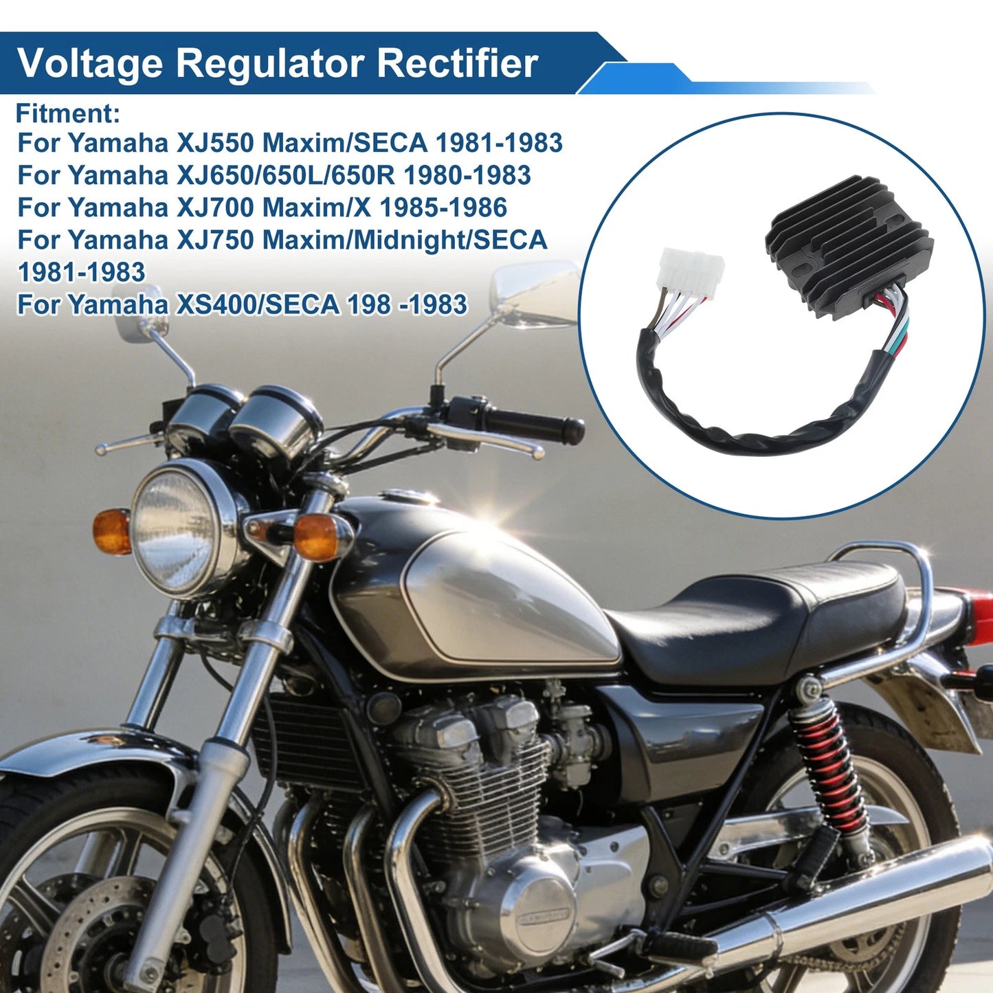 Voltage Regulator Rectifier for Yamaha XJ550 (1981–1983)
