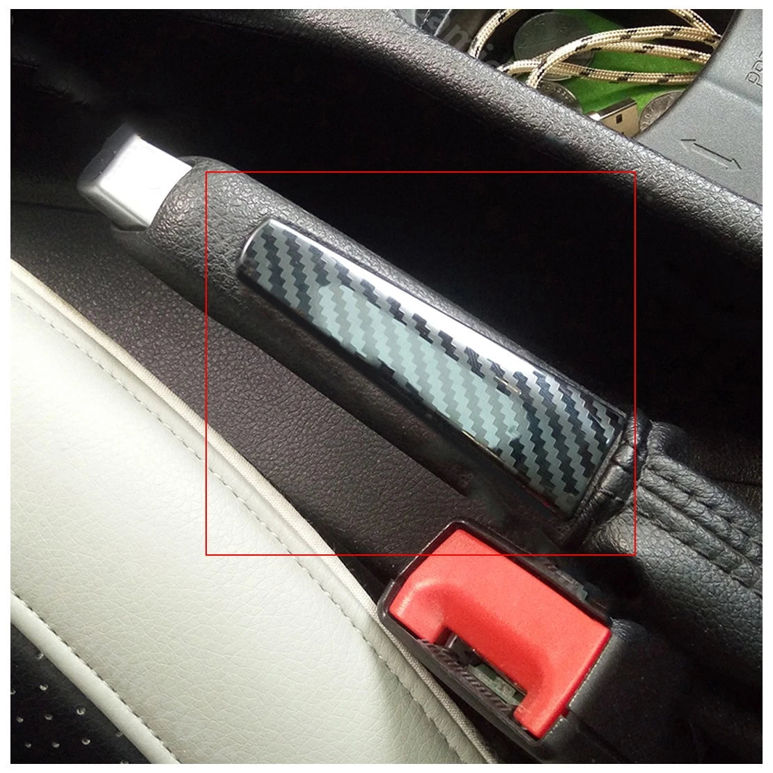 Carbon Fiber Park Handbrake Handle Cover for Ford Focus ST (2012-2018)