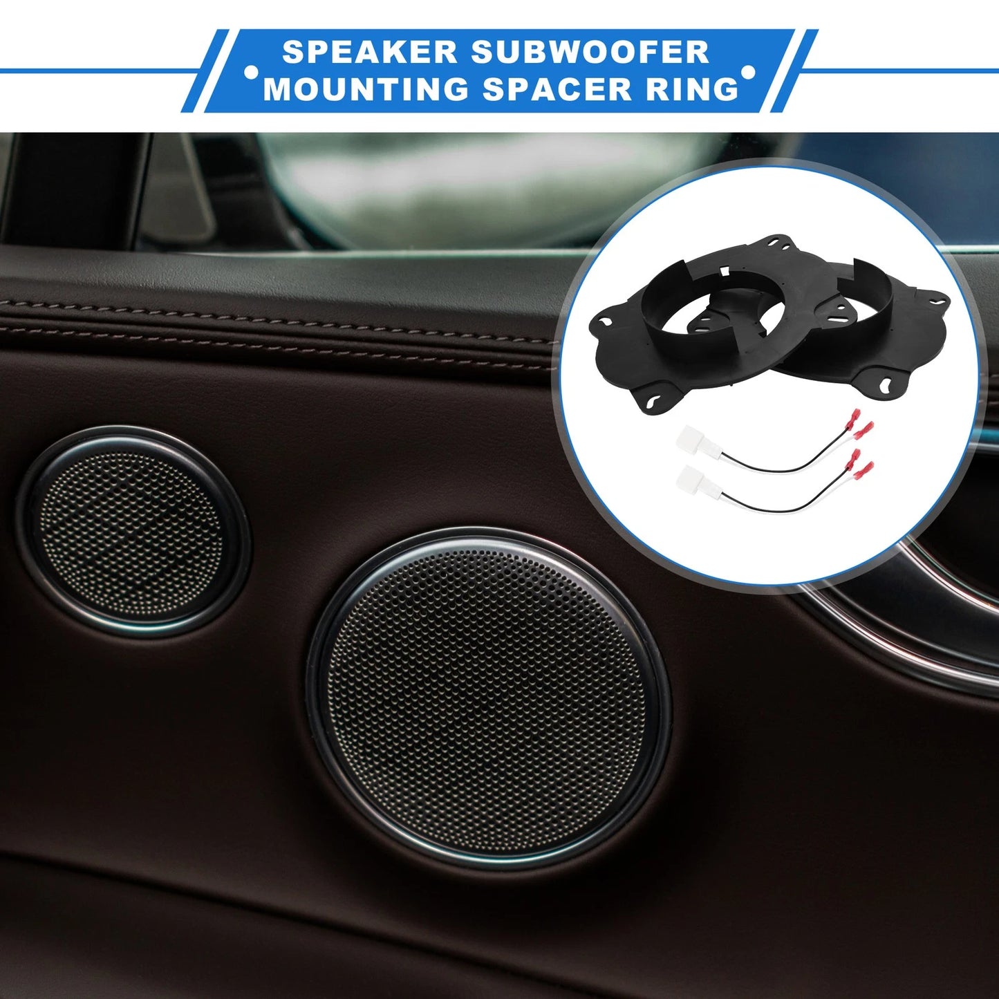Speaker Spacer Ring for Toyota Camry 6.5" 2 x Set