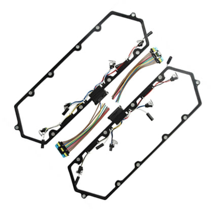 8Pcs Glow Plugs & Valve Cover Gaskets for Ford 7.3L (1994-2003)