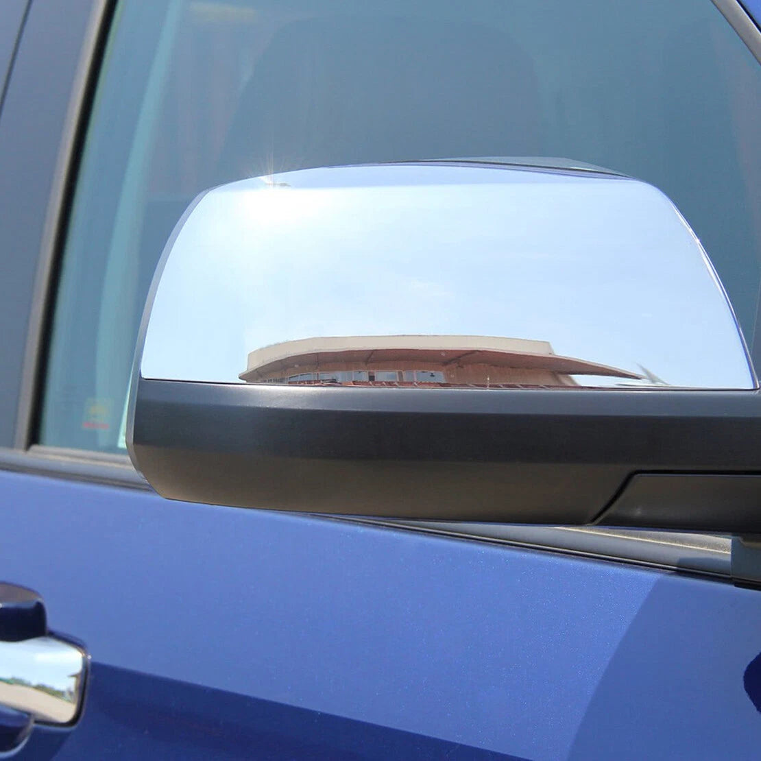 Chrome Side Mirror Cap Covers for Toyota Tundra Sequoia (2007-2020)