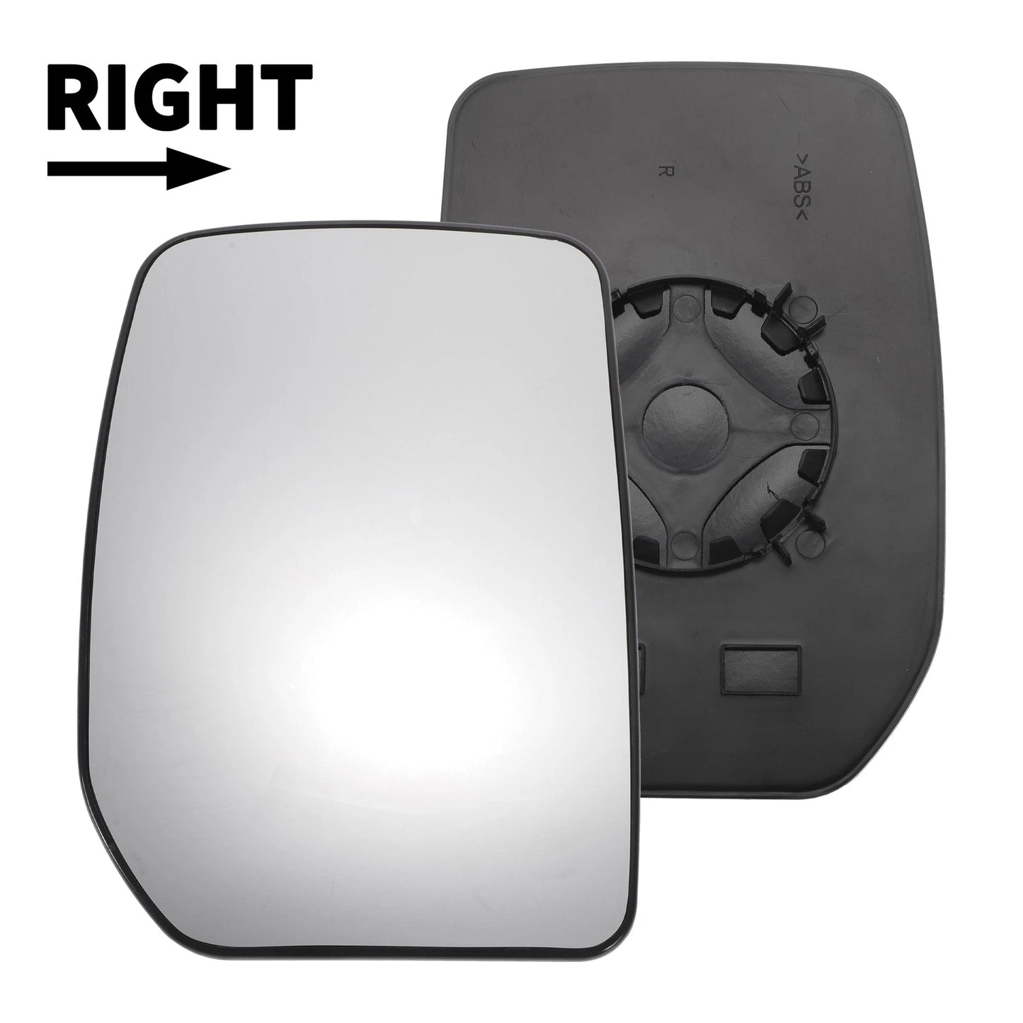 White Right Upper Side Mirror Glass for Ford Transit MK6 (2000-2006)