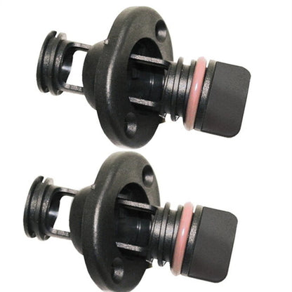 Retained Screw Type Nylon Drain Plug for Boats - Fits 1" Hole, 2pcs