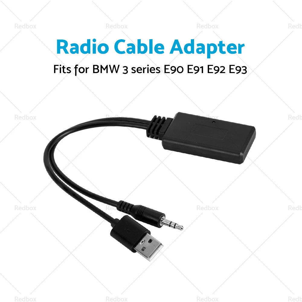 Bluetooth AUX Cable Adapter for BMW E90 E91 E92 (2006-2013)