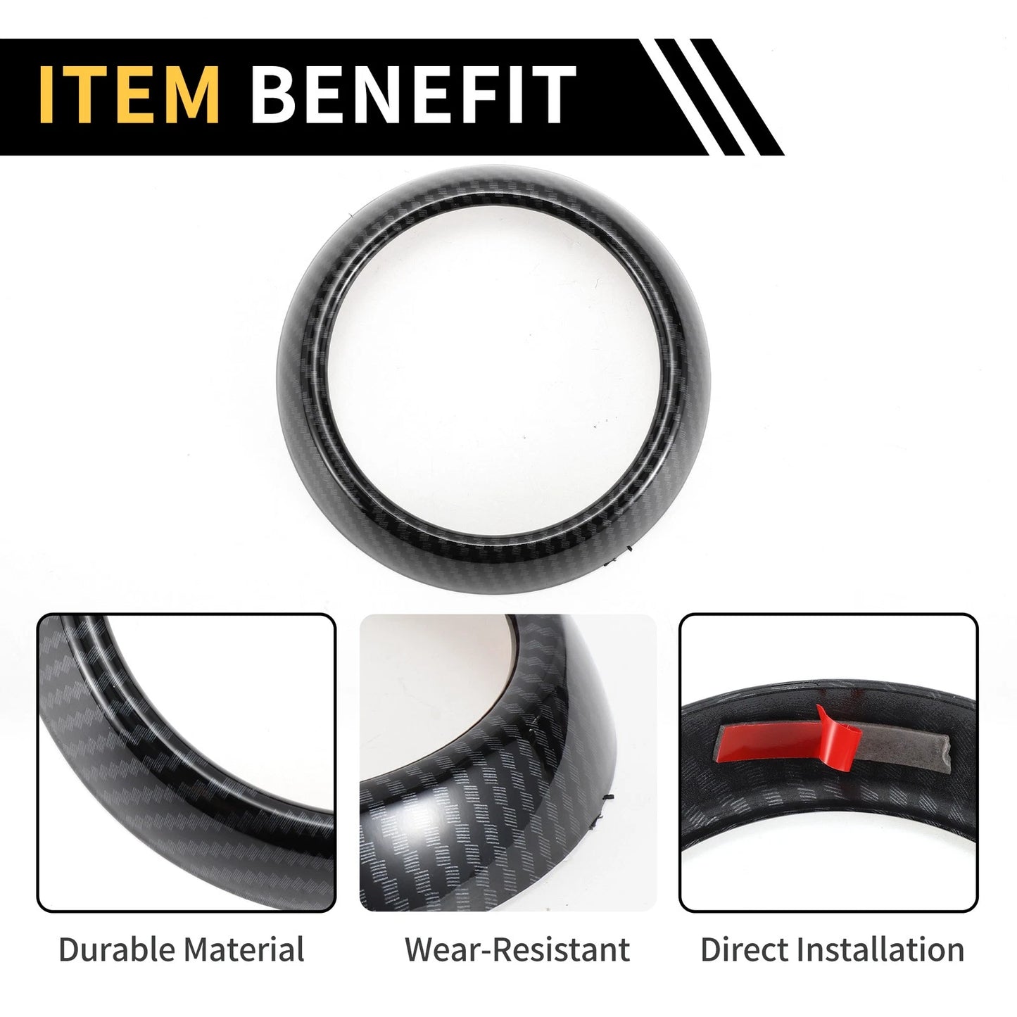 Air Vent AC Outlet Cover Trim for Chevy Colorado Carbon Fiber (2023-2024)