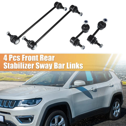 4 x Front Rear Sway Bar Links for Chrysler Sebring/Dodge Avenger (2007 - 2008)