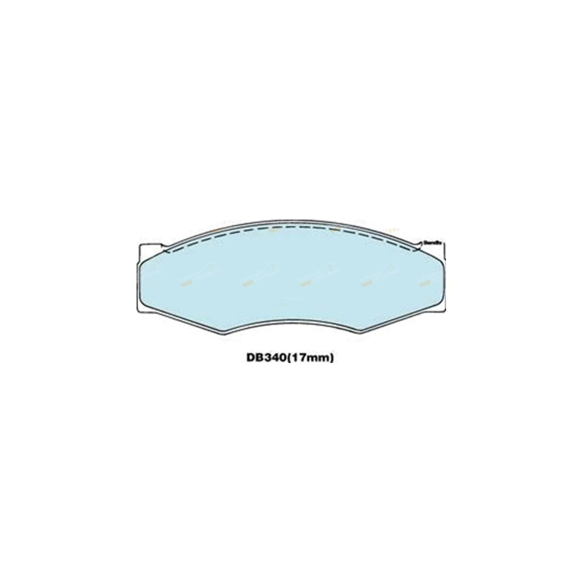 Front Disc Brake Pad Set Nissan Pathfinder D21 2.4L Z24 (1986 - 1991)