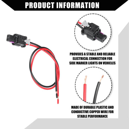 Marker Pigtail Harness for Dodge Charger 2015-2022 Black Red