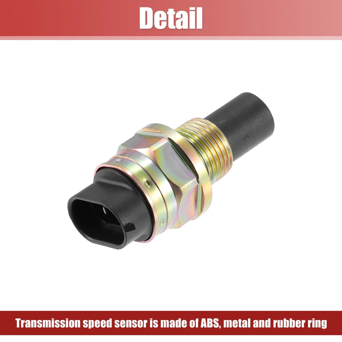 Transmission Speed Sensor 2-pin Black for Chevrolet Blazer (1989 - 2005)