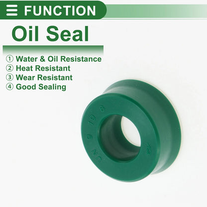 Oil Seal / 9x19x8mm / Seal Ring Rotary Shaft Seal TPU (5 Pcs)