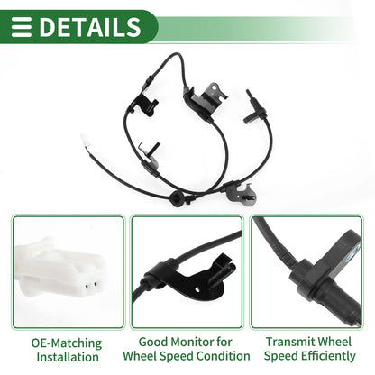 ABS Wheel Speed Sensor for Toyota RAV4 (2014-2018) Rear Left
