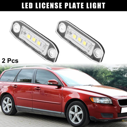 LED License Plate Lights for Volvo S80 XC90 S40 V60 XC60 S60 V70