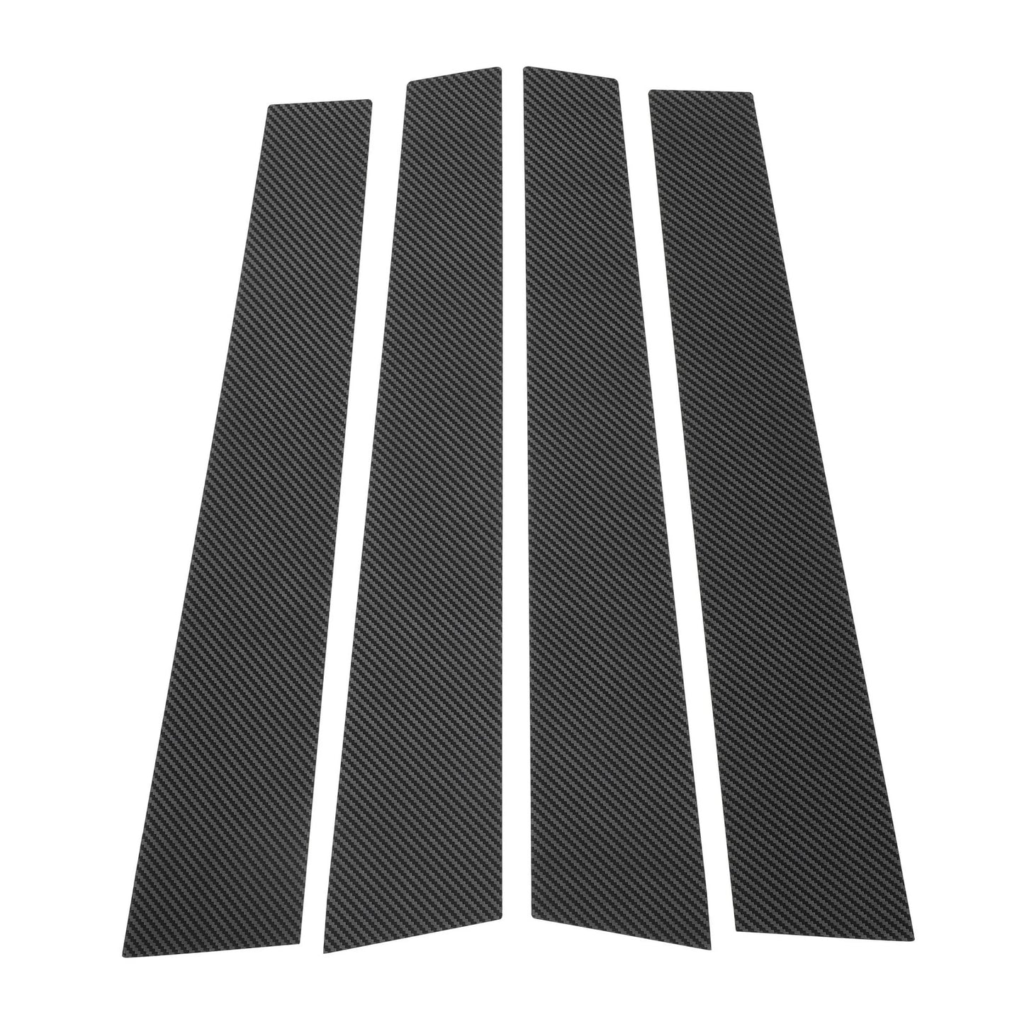4 Pcs Door Pillar Window Trim for Lexus GS (2012-2019) Carbon Fiber Black