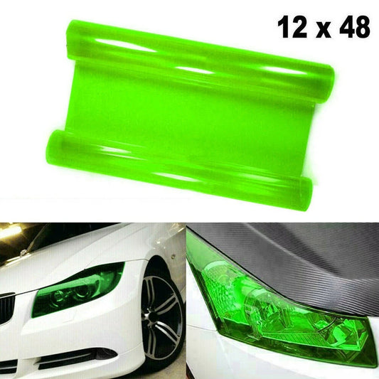 12" X 48" Green Tint Film Trim Wrap for Universal