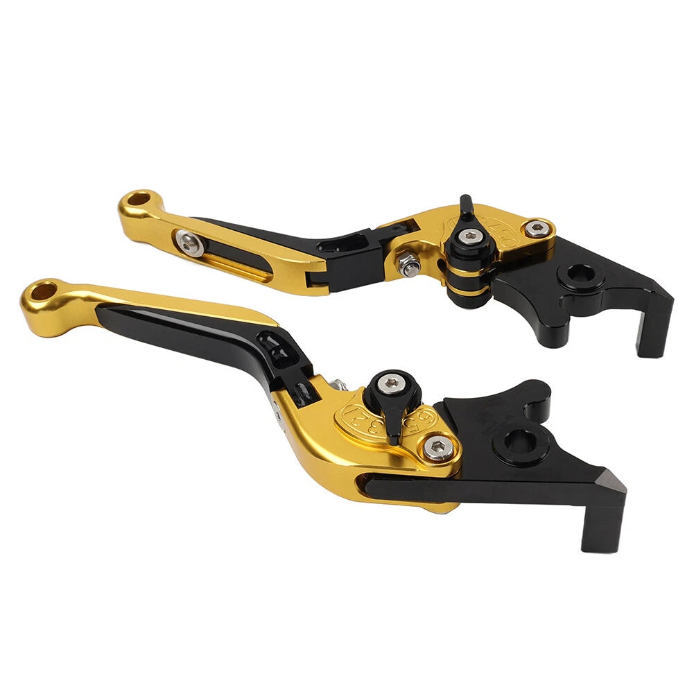 Extendable Brake Clutch Levers for Honda CBR600RR CBR954RR Gold (2002-2006)