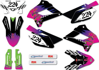 Stickers for Kawasaki KLX 300 R MX Graphics Decals (2001-2023)