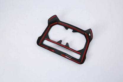 Rear Water Holder Cup Cover Trim for Jeep Wrangler JL Carbon Fiber (2018-2023)