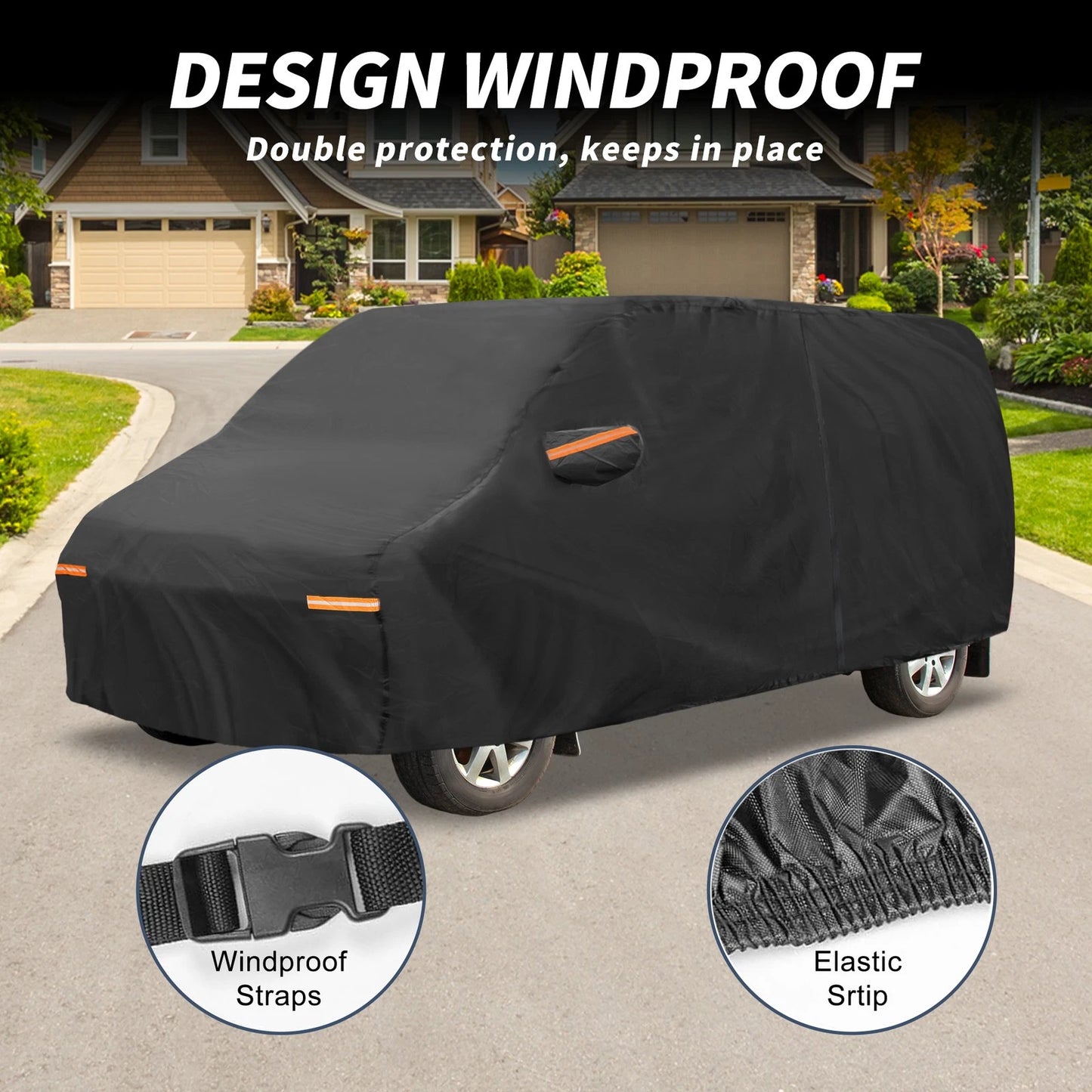 Waterproof Spunlace Cotton Car Cover for Ford Transit (2014-2023)