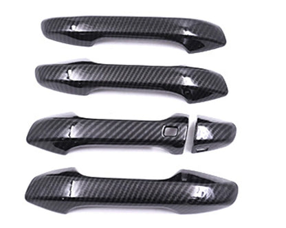 External Door Handle Cover Carbon Fiber Style for Kia Forte Cerato K3 (2019–2021)