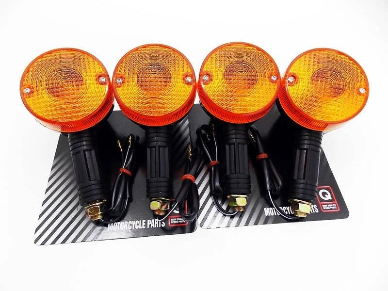 4 x Turn Signal Indicator Blinker Assembly for Suzuki TS250X (1984-1989)