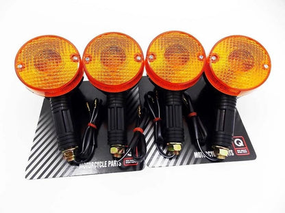 4 x Turn Signal Indicator Blinker Assembly for Suzuki TS250X (1984-1989)