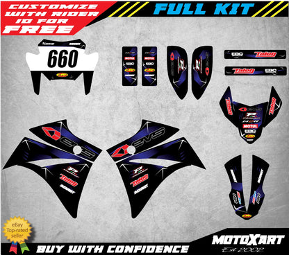 Custom Graphic Kit Barbed Style Decal Stickers for Yamaha XT 660 R
