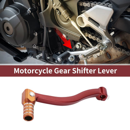 Foldable Motorcycle Gear Shifter Lever Red Orange for Kayo T6